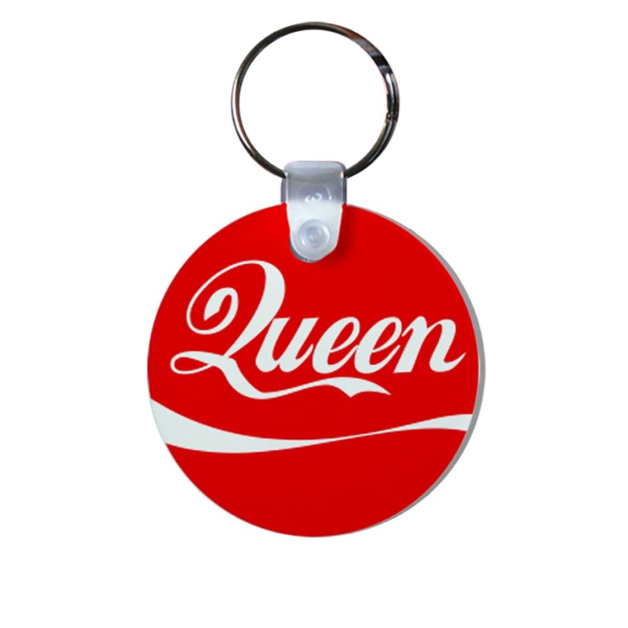 Portachiavi personalizzabile con nome queen cola Love