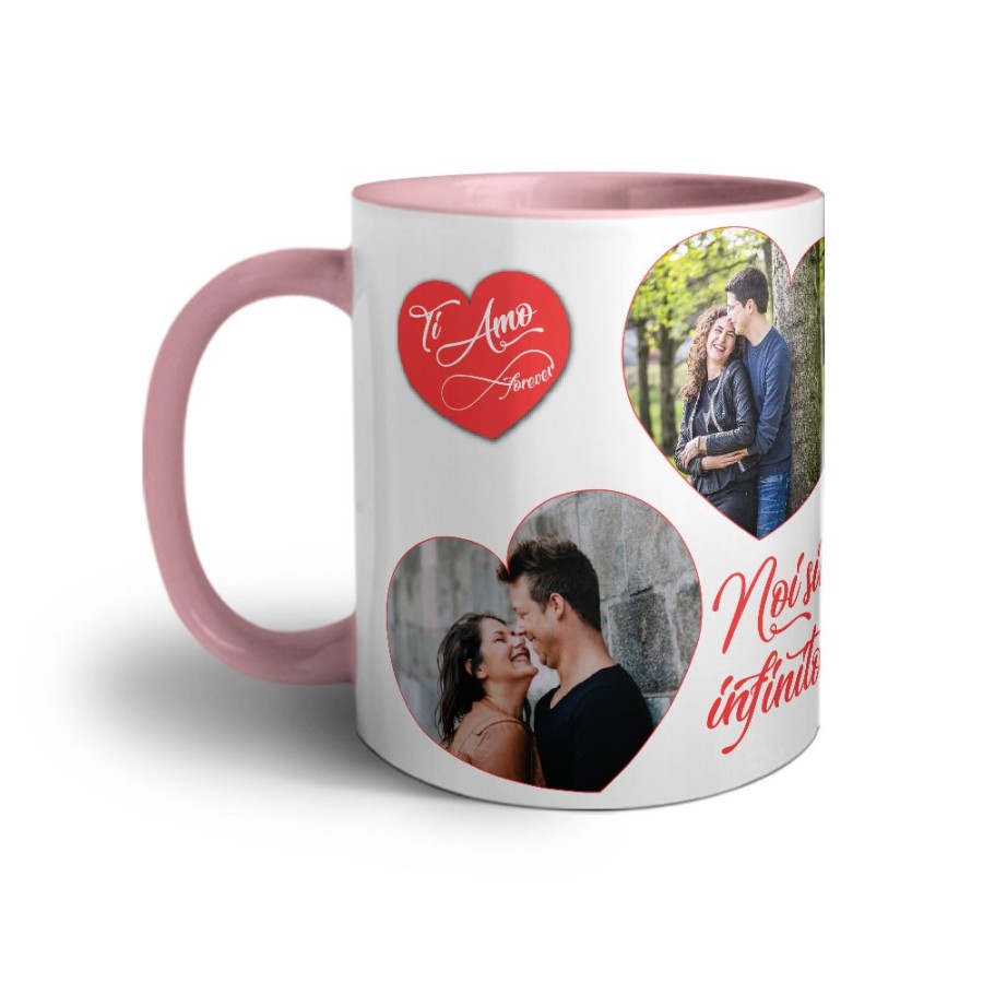 Tazza personalizzata con foto noi siamo infinito Love