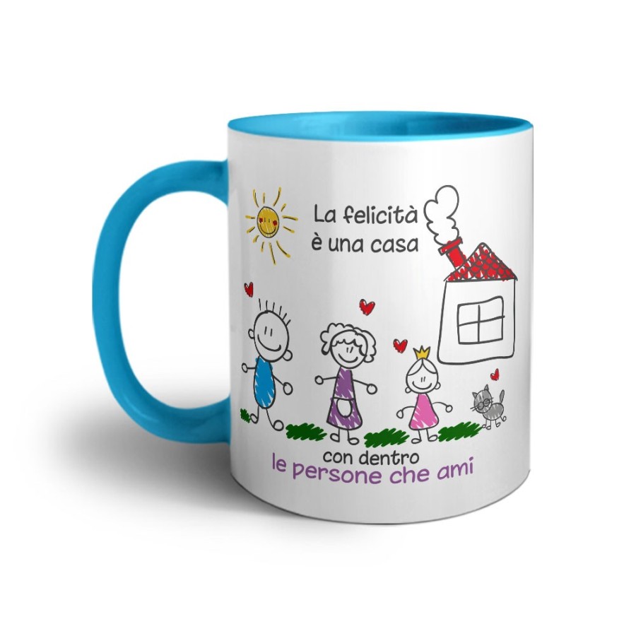 Tazza la felicità è una casa con dentro le persone che ami Per la famiglia