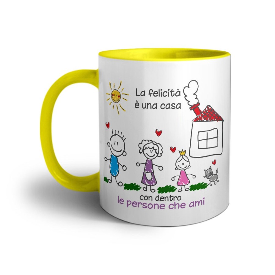 Tazza la felicità è una casa con dentro le persone che ami Per la famiglia