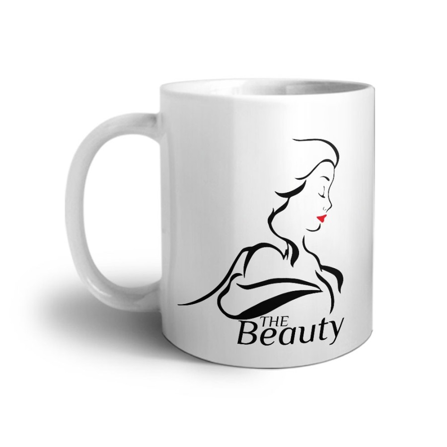 Tazza personalizzabile con nome the beauty Love