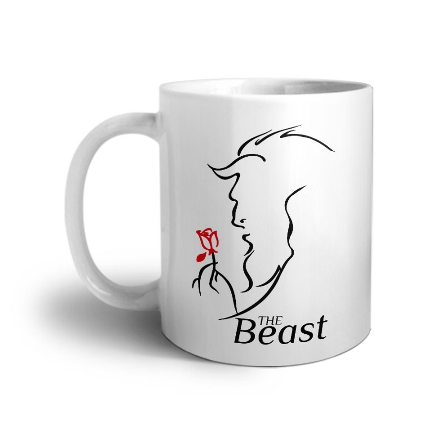 Tazza personalizzabile con nome the beast Love