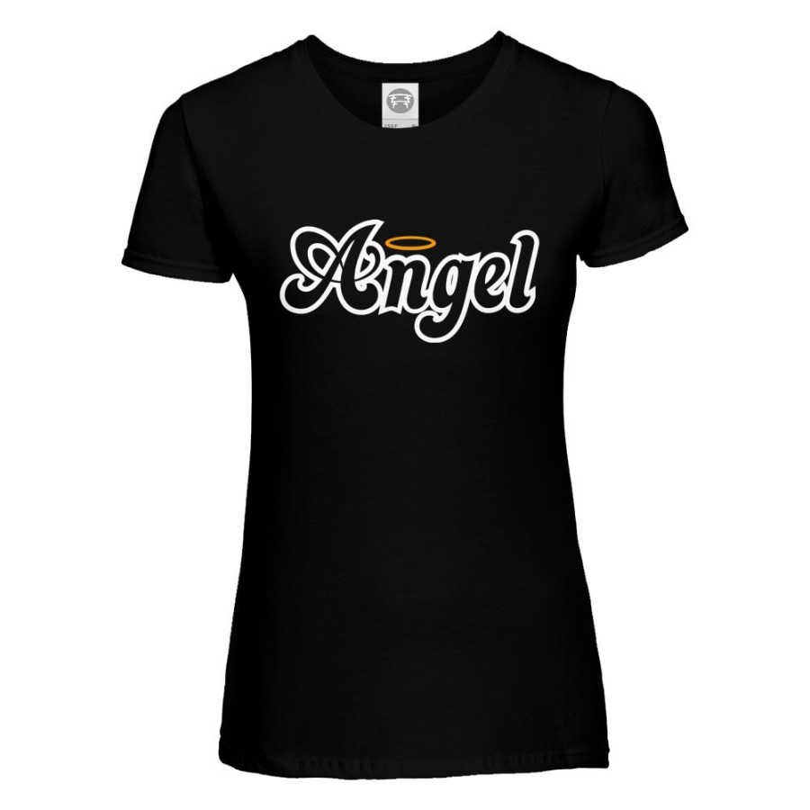 T-shirt donna personalizzabile con nome angel Love