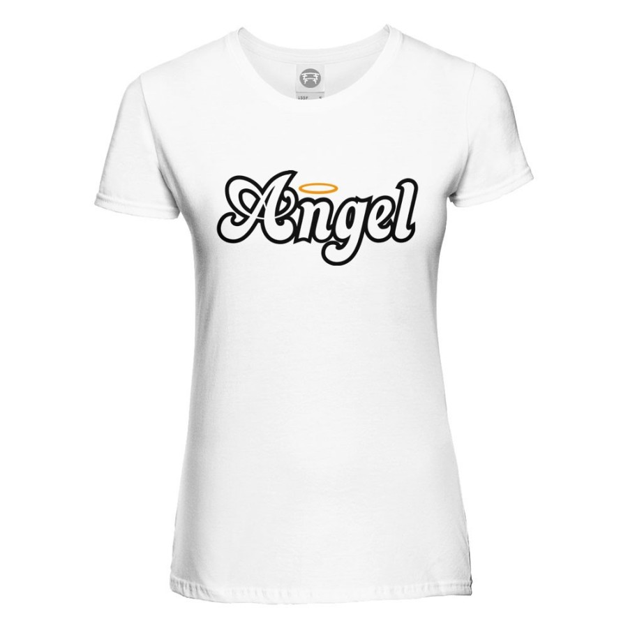 T-shirt donna personalizzabile con nome angel Love