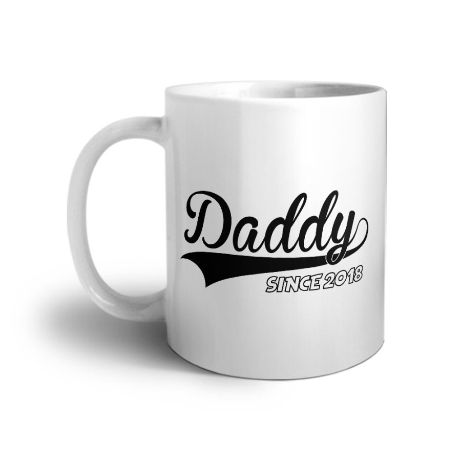 Tazza personalizzata con anno daddy since Per il papà