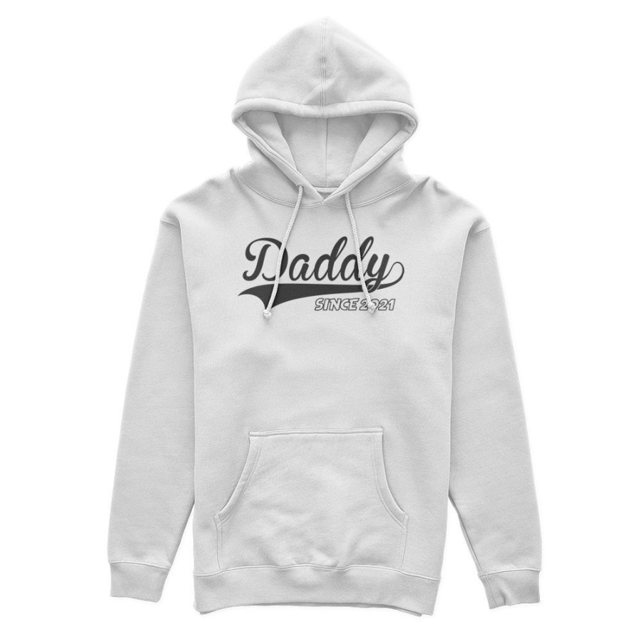 Felpa uomo personalizzata con anno daddy since Per il papà