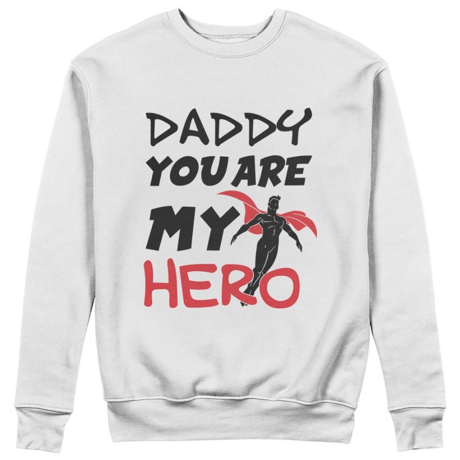 Felpa uomo daddy you are my hero Per il papà