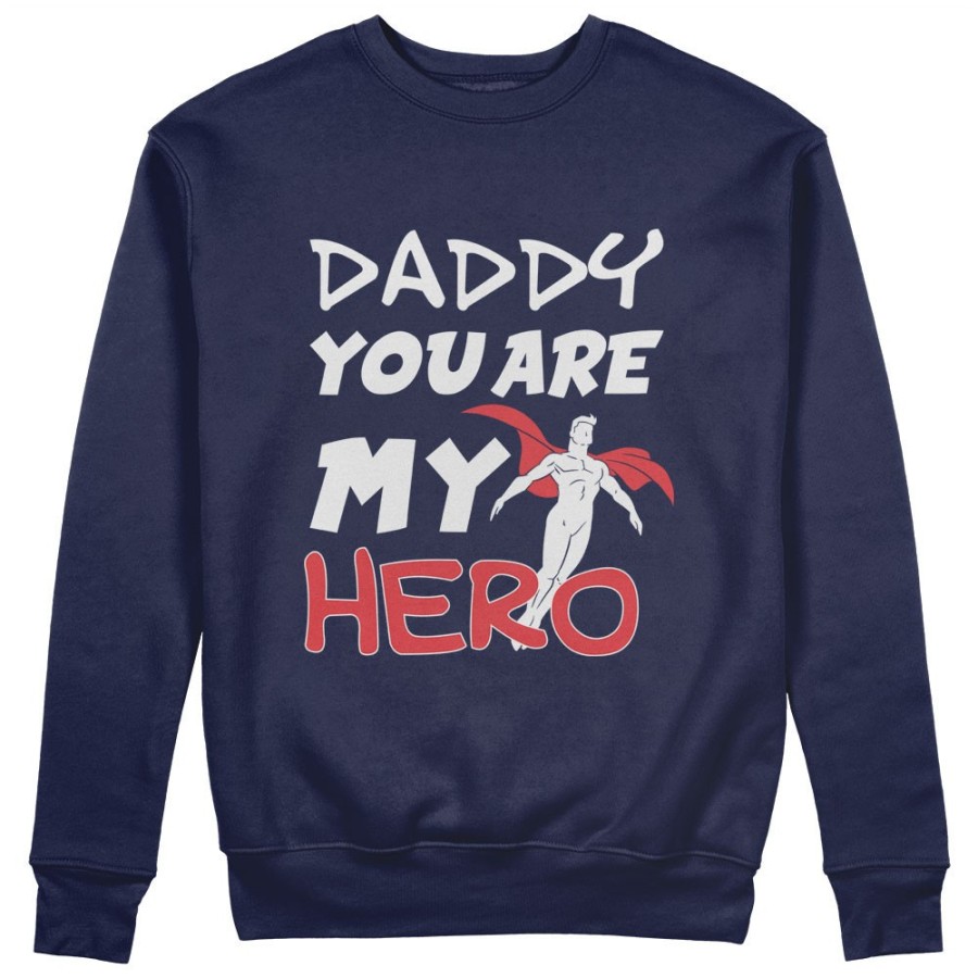 Felpa uomo daddy you are my hero Per il papà