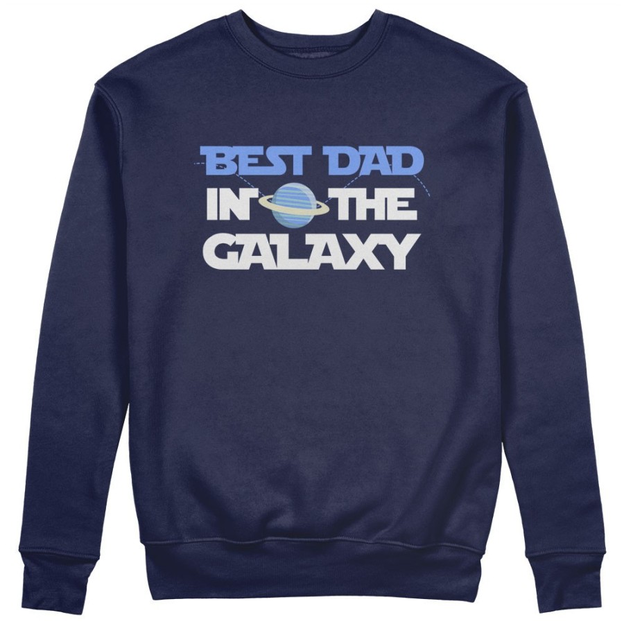 Felpa uomo best dad in the galaxy Per il papà