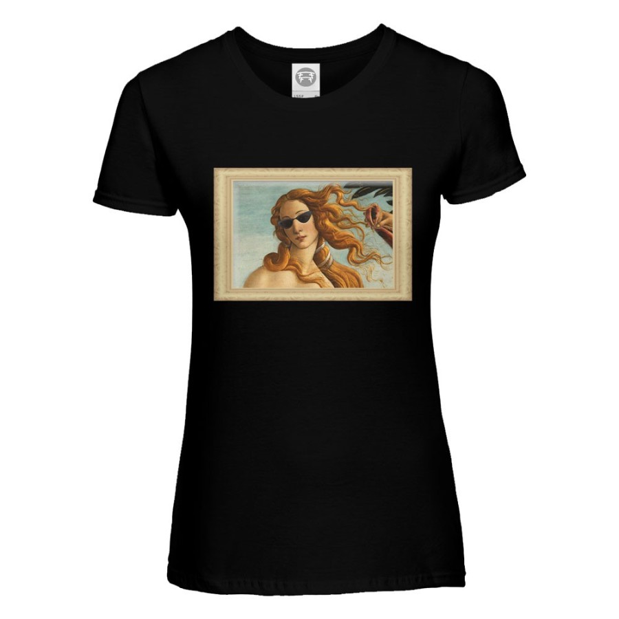 T-shirt donna la venere di botticelli Arte