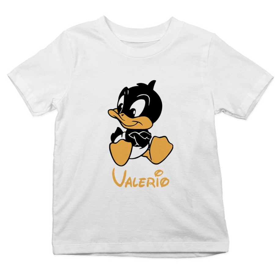 T-shirt bambino personalizzata con nome baby duffy Cartoon