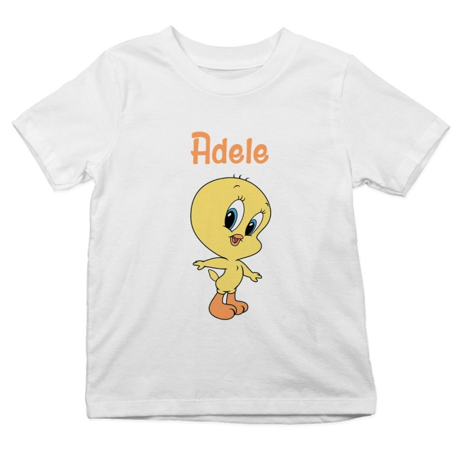 T-shirt bambina personalizzata con nome baby titti Cartoon