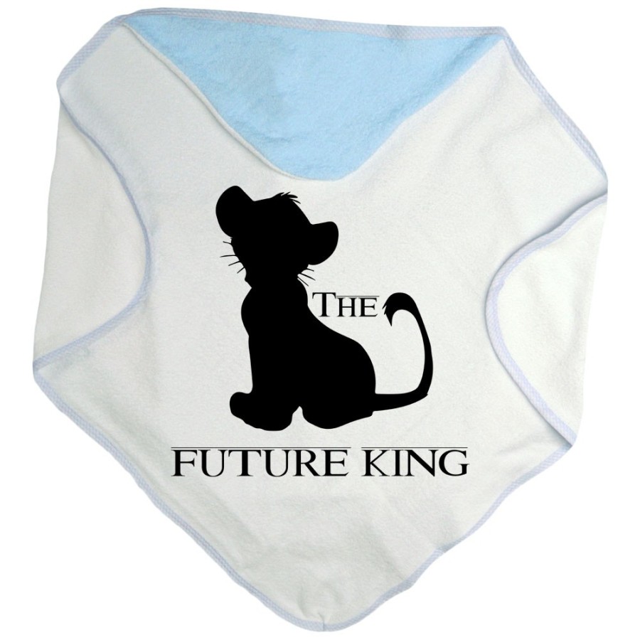 Accappatoio neonato the future king queem lion Per la famiglia