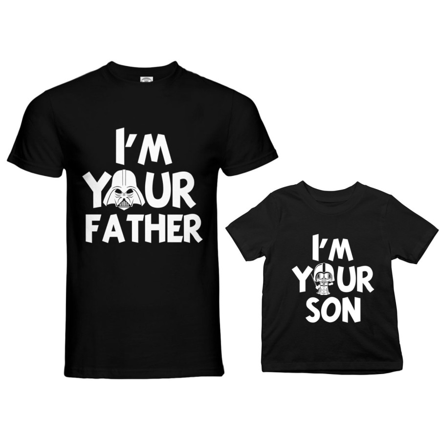 Coordinato t-shirt padre figlio i am your father i am your son Per il papà