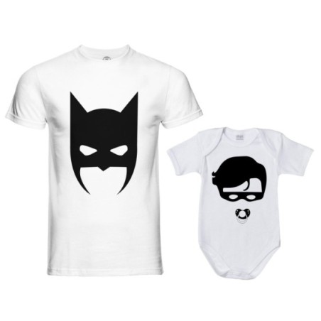 Coordinato t shirt padre figlio avete mai visto batman e mio papa nello stesso momento Per il papa