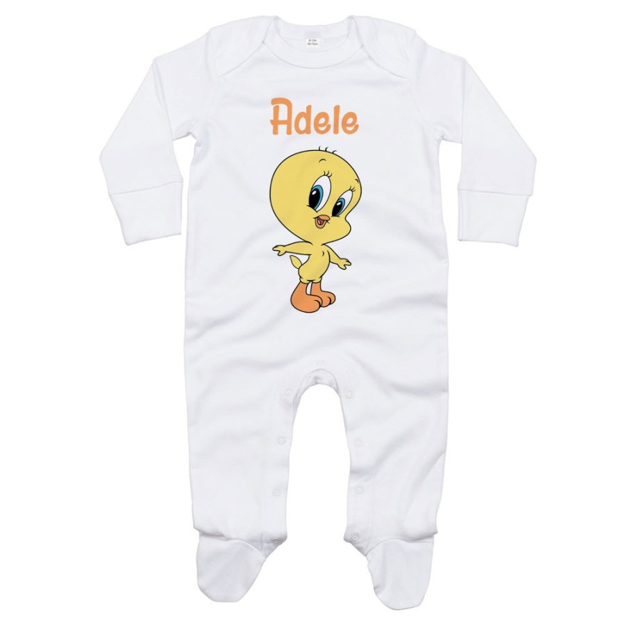 Tutina neonata personalizzata con nome baby titti Cartoon