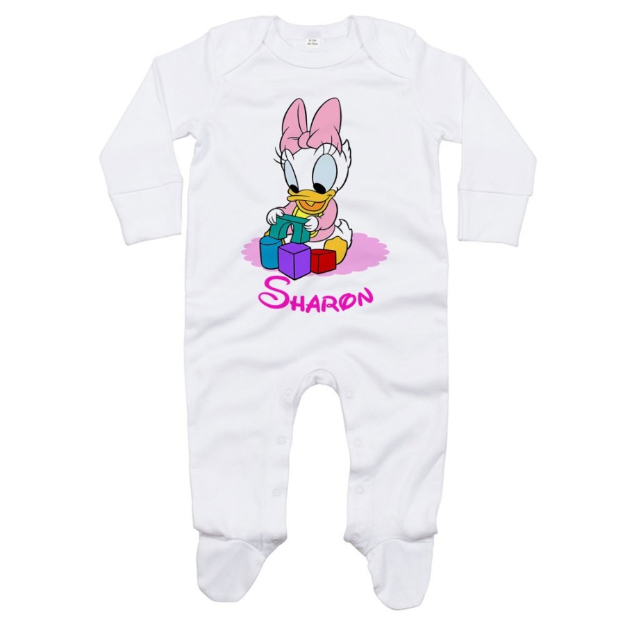 Tutina neonata personalizzata con nome baby paperina Cartoon