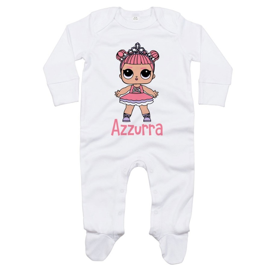 Tutina neonata personalizzata con nome lol Cartoon