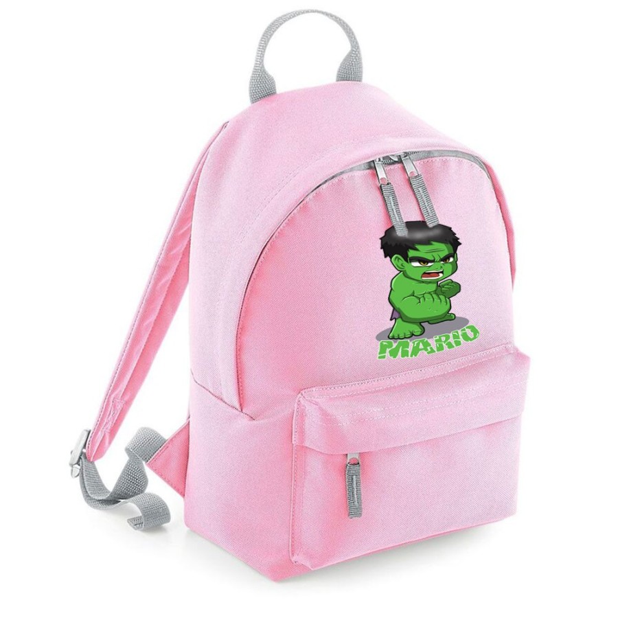 Zaino personalizzato con nome baby hulk Cartoon