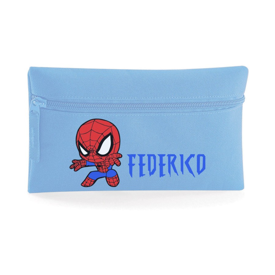 Astuccio personalizzato con nome baby spiderman Cartoon