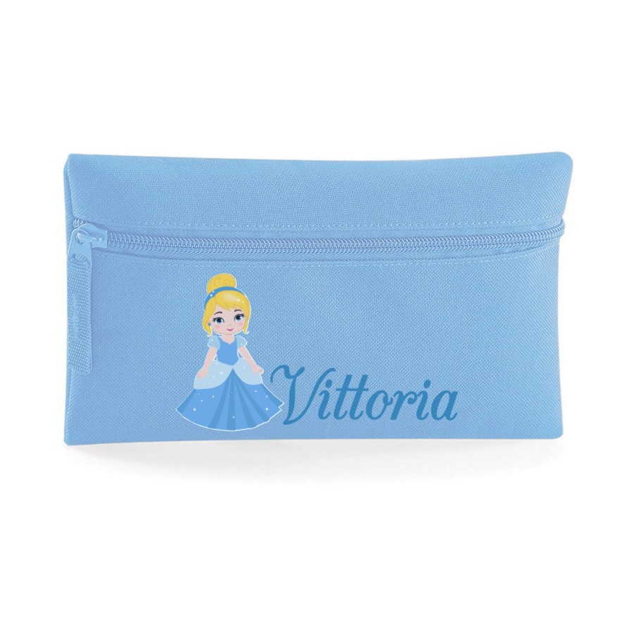 Astuccio personalizzato con nome baby principessa cenerentola Cartoon