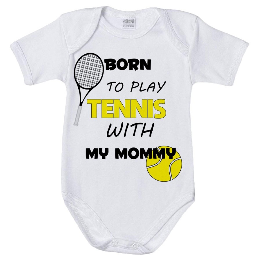 Body neonato born to play tennis with my mommy Per la mamma