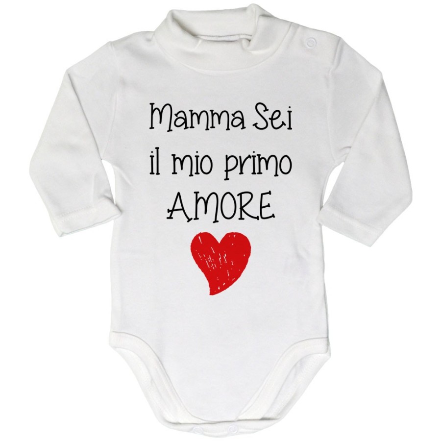 Body lupetto neonato mamma sei il mio primo amore Per la mamma