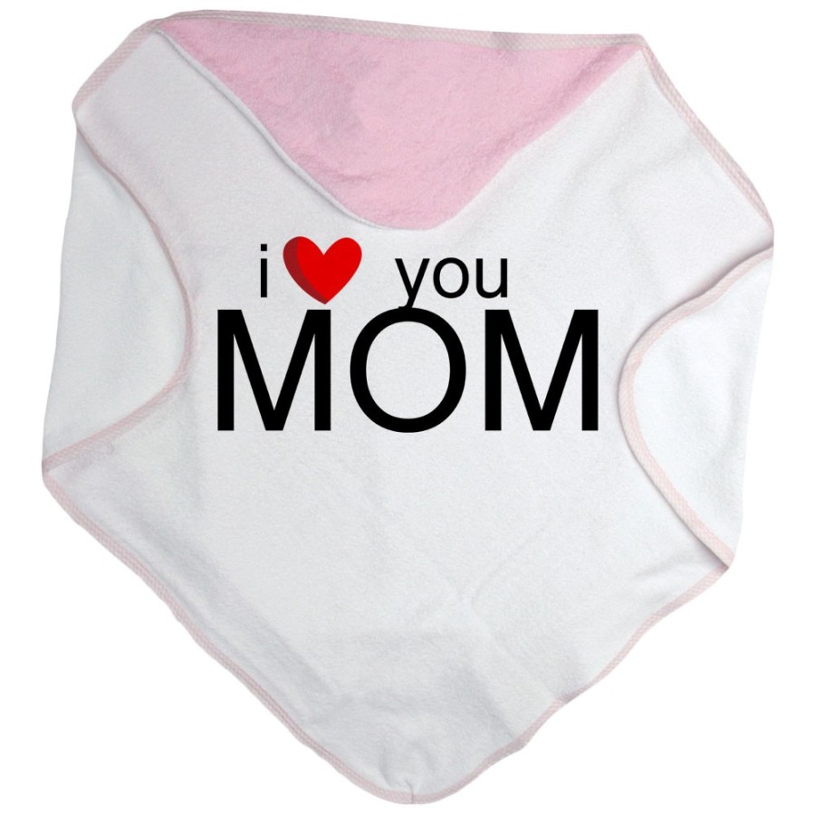 Accappatoio neonato i love you mom Per la mamma