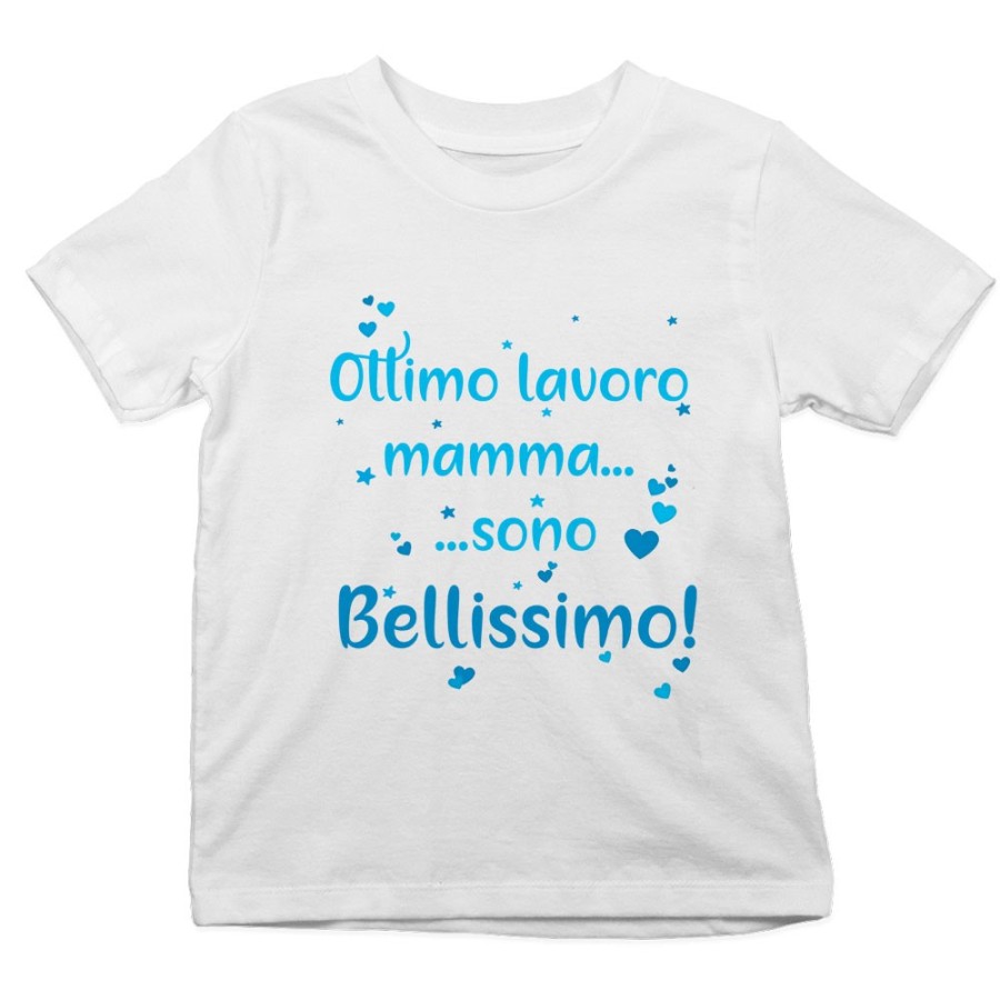 T-shirt bambino ottimo lavoro mamma sono bellissimo Per la mamma