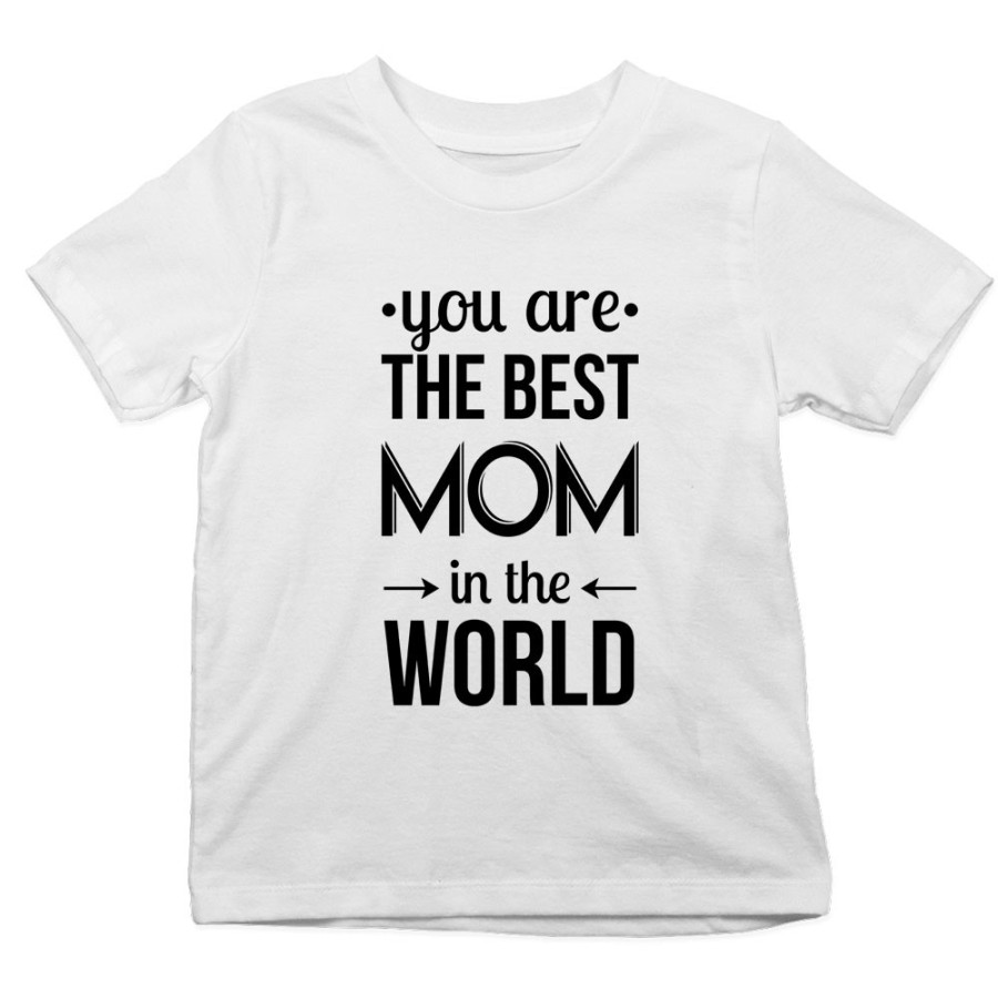 T-shirt bambino you are the best mom in the world Per la mamma