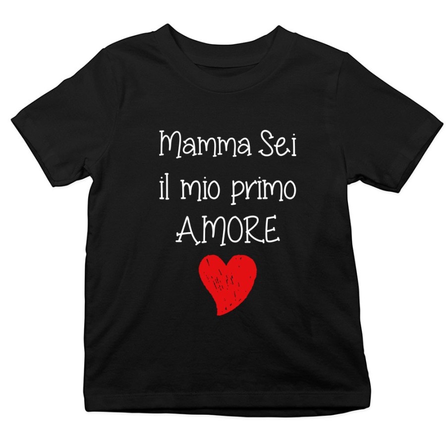 T-shirt bambino mamma sei il mio primo amore Per la mamma