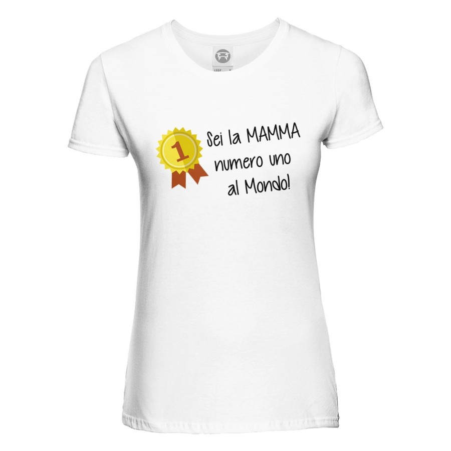 T-shirt donna sei la mamma numero uno al mondo Per la mamma