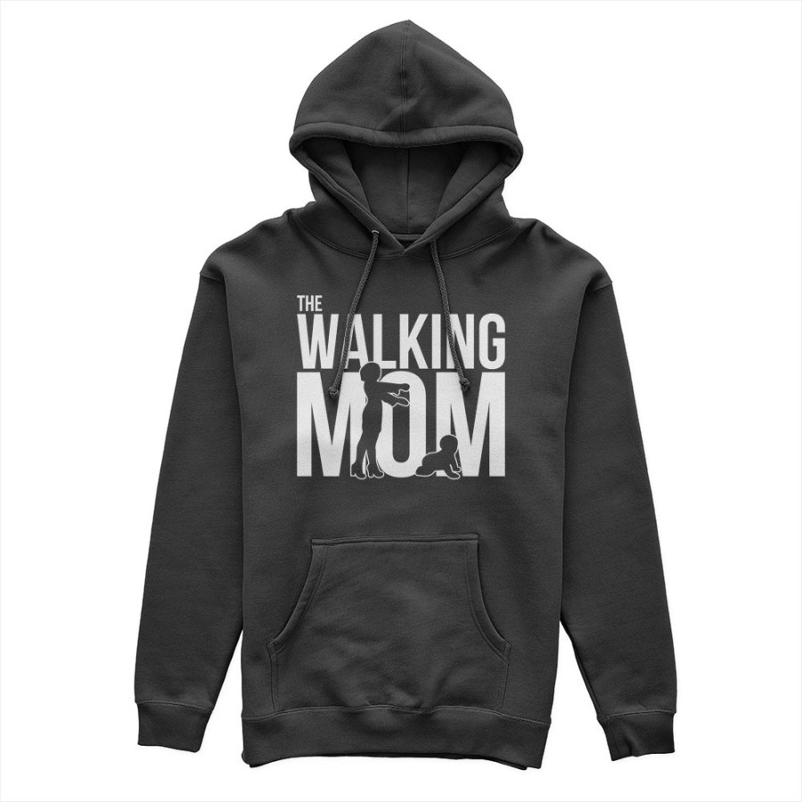 Felpa donna the walking mom with baby Per la mamma