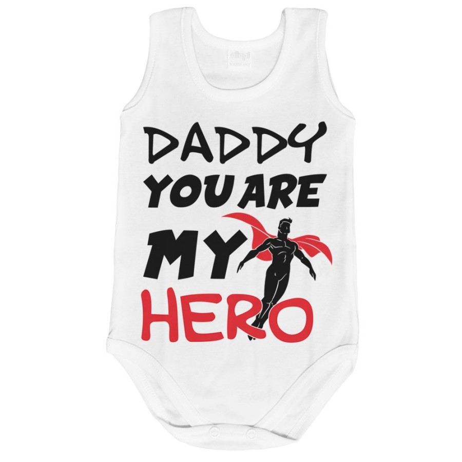 Body neonato daddy you are my hero Per il papà