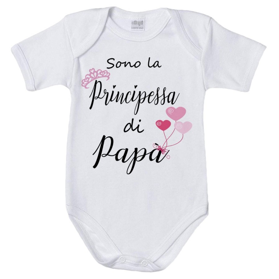 Body neonata sono la principessa di papà Per il papà