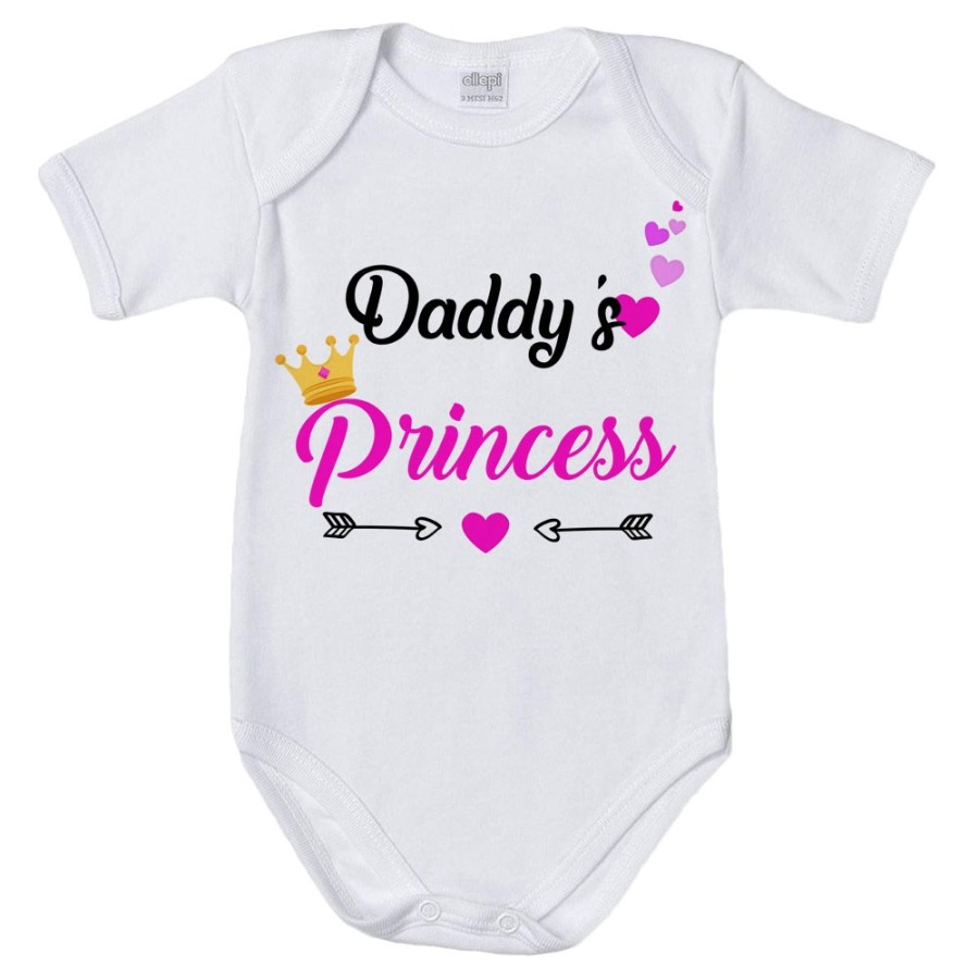 Body neonato daddy's prince princess Per il papà