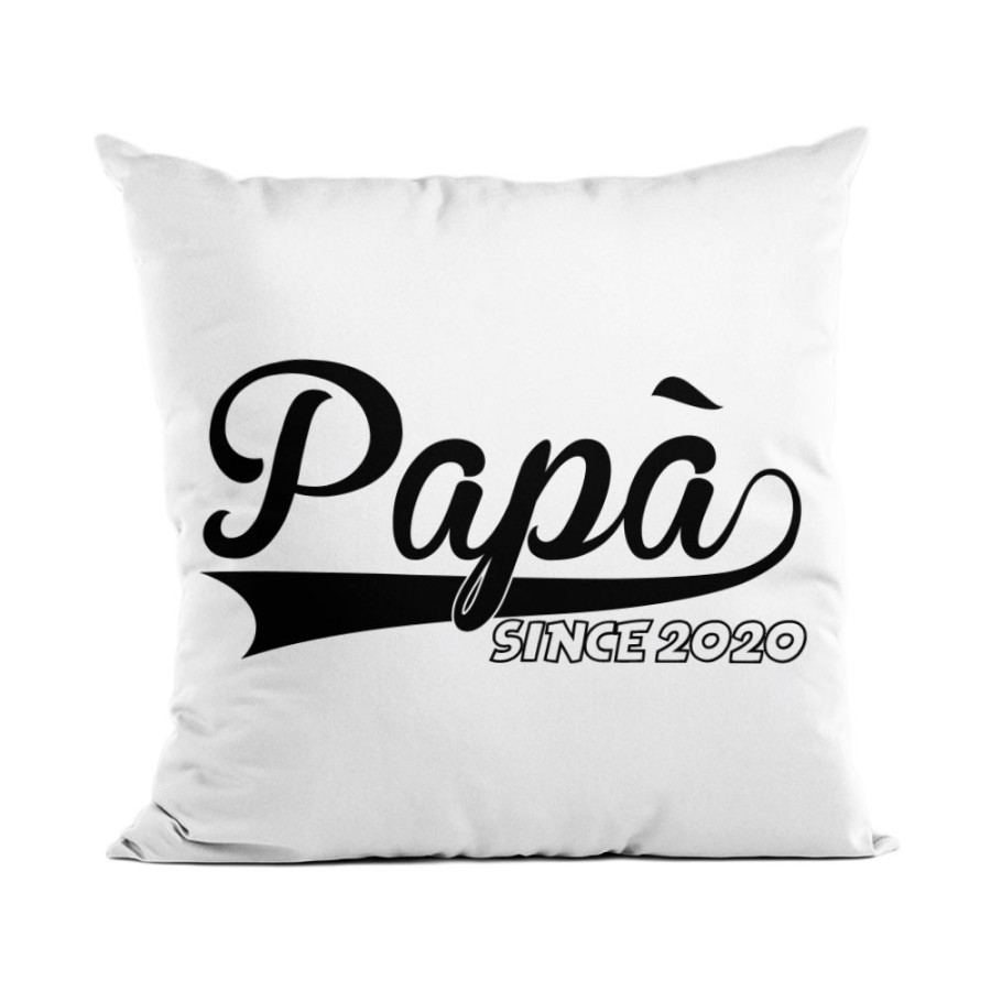 Cuscino con anno personalizzato papà since Per il papà