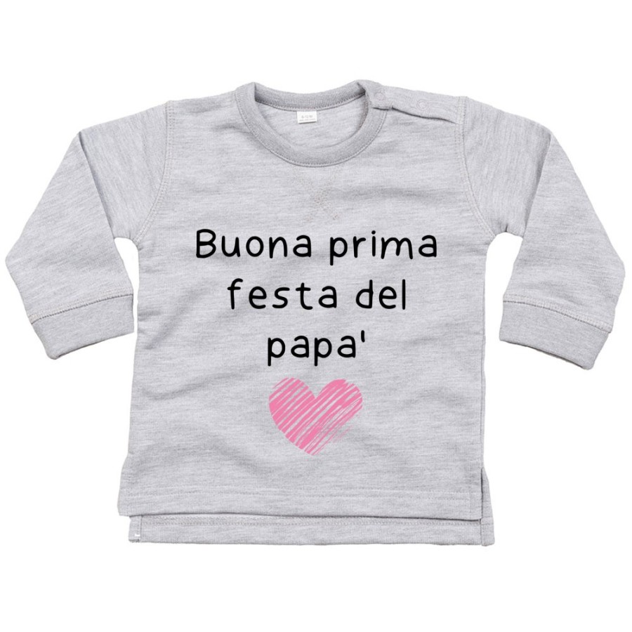 Felpa neonato buona prima festa del papà Per il papà