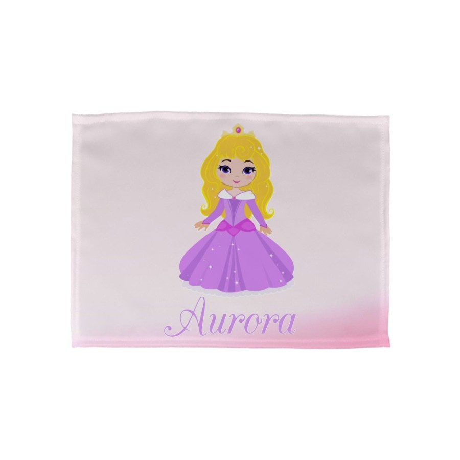 Tovaglietta personalizzata con nome baby principessa aurora Cartoon