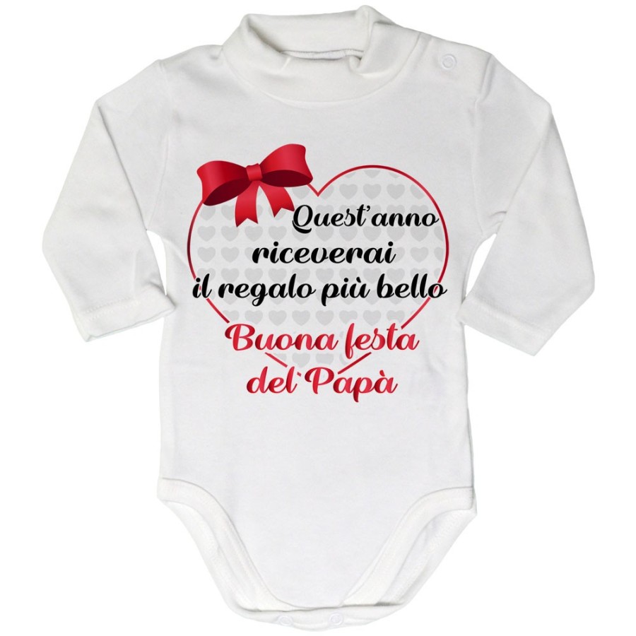 Body lupetto neonato quest'anno riceverai il regalo più bello buona festa del papà Per il papà