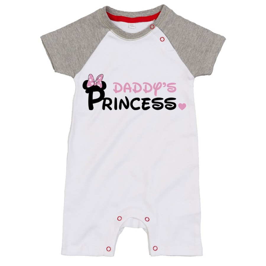 Pagliaccetto neonato daddy's pince princess mickey Per il papà