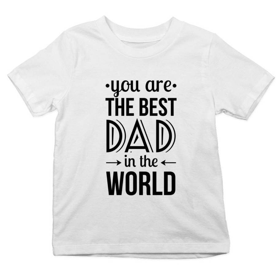 T-shirt bambino you are the best dad in the world Per il papà