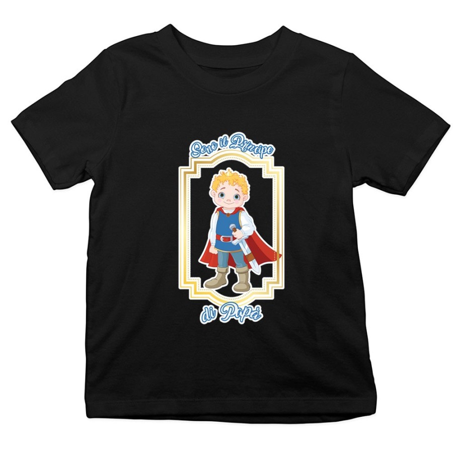 T-shirt bambino sono il principe di papà Per il papà