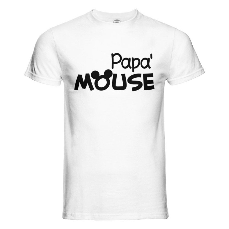 T-shirt uomo papà mouse Per il papà