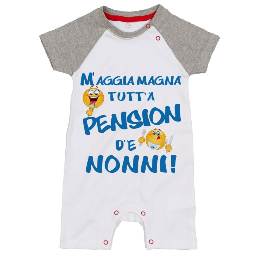 Pagliaccetto neonato mi devo mangiare tutta la pensione del nonnodei nonni Per i nonni