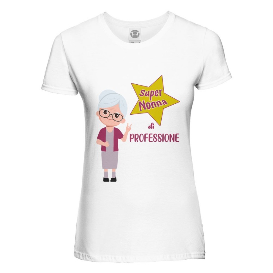 T-shirt donna super nonna di professione Per i nonni