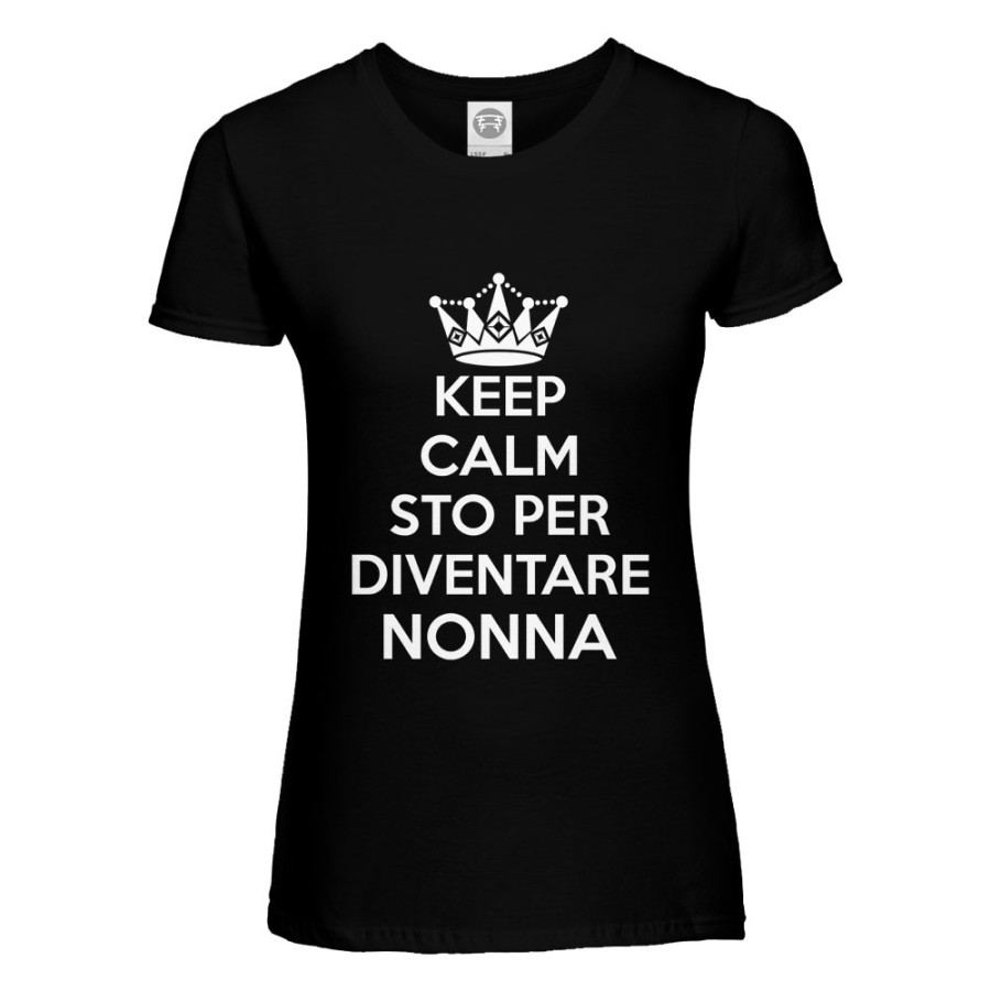 T-shirt donna keep calm sto per diventare nonna Per i nonni