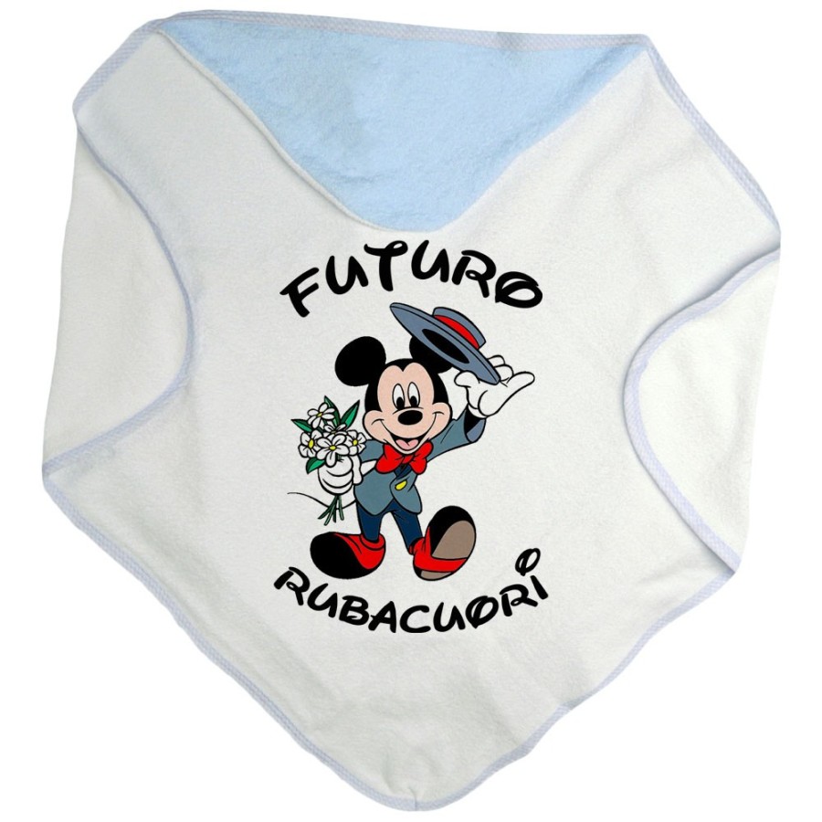 Accappatoio neonato futuro rubacuori con topolino Cartoon