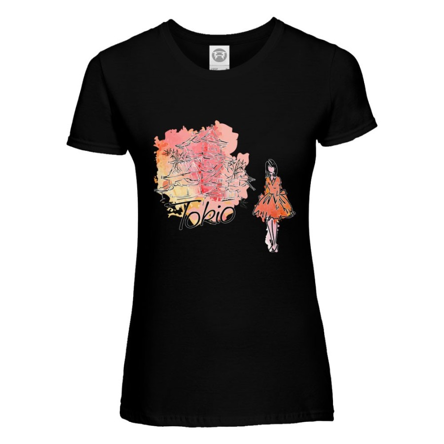 Maglia donna tokyo watercolor stilizzata City