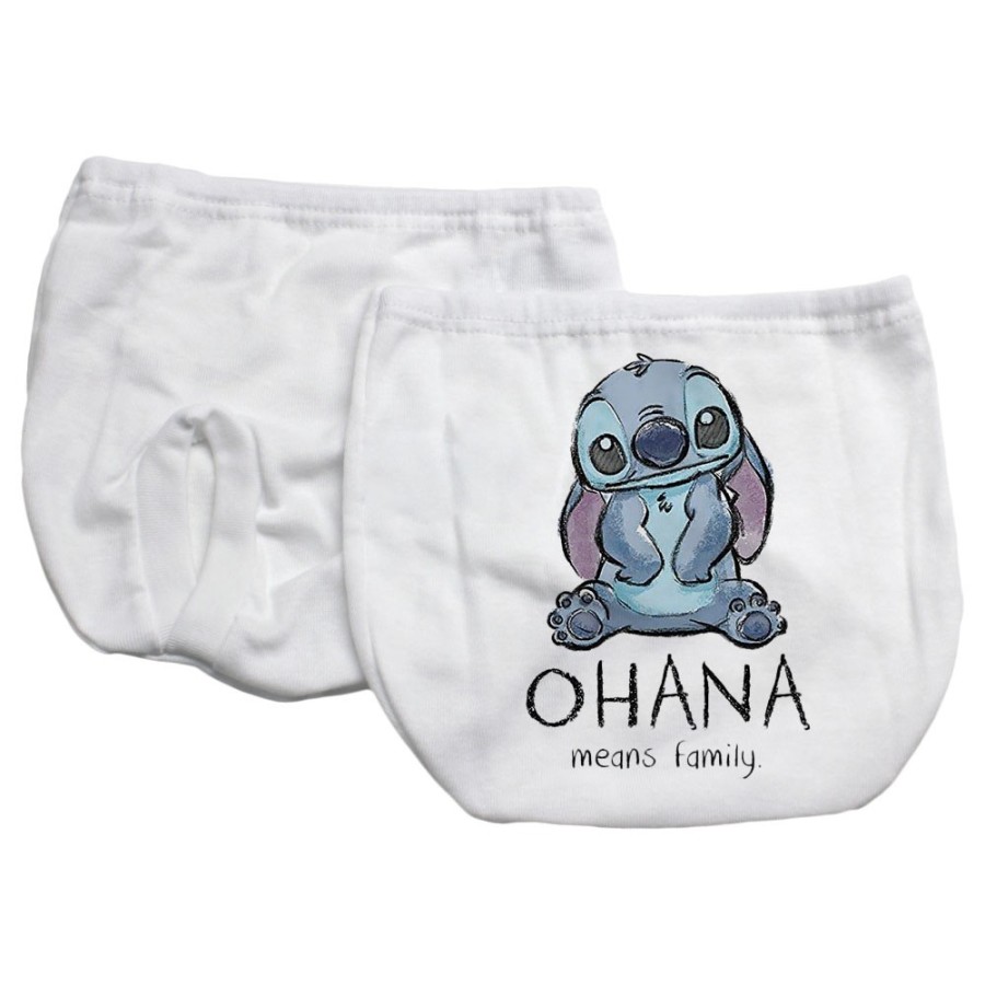 Mutandina copri-pannolino neonato con stitch ohana means family Cartoon